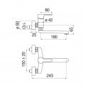Смеситель для ванны Nobili ABC AB87115CR - Фото 1